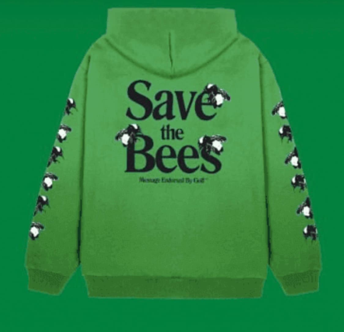 타일러 머천 Save the bees 후드티 상품이미지1