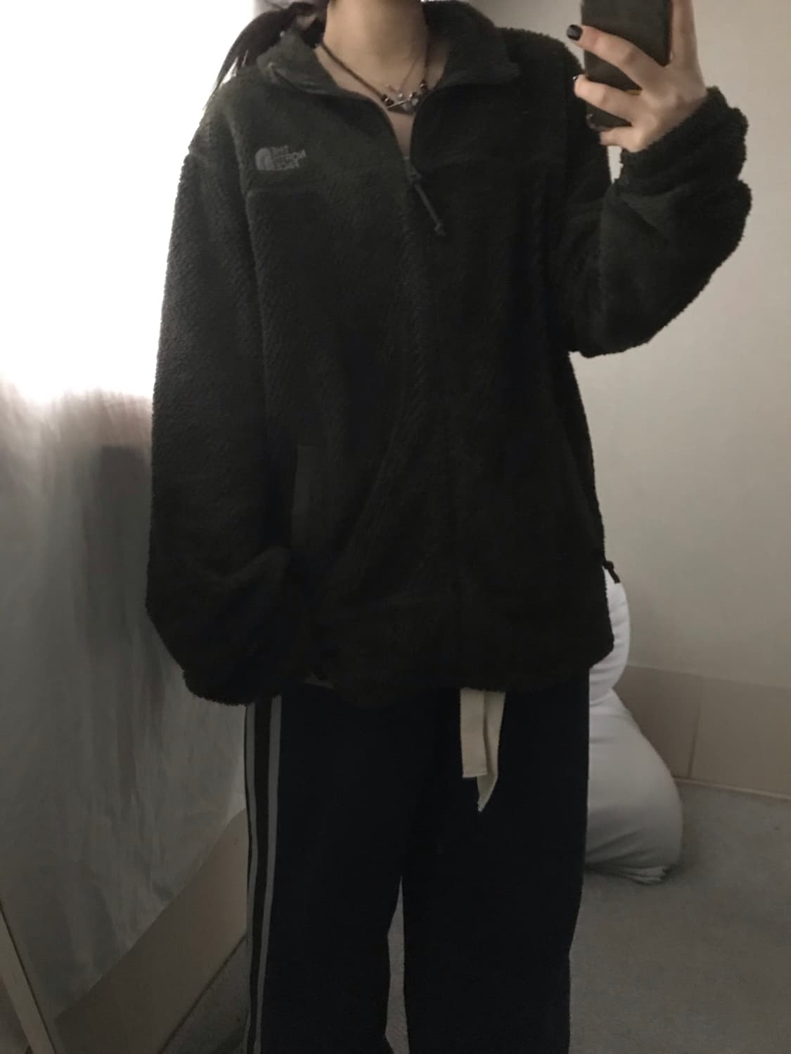 노페 카키 후리스 상품이미지5