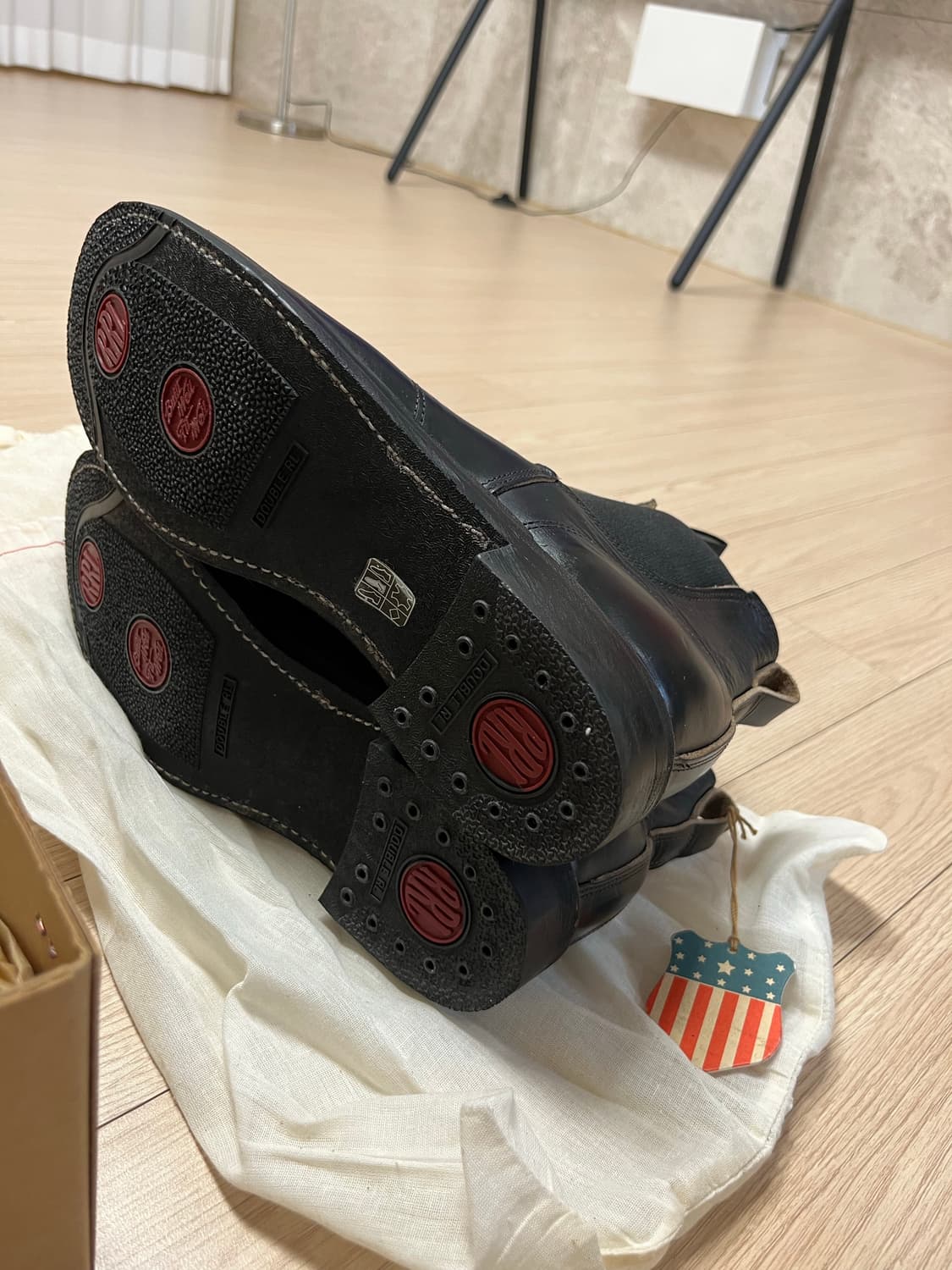 RRL 콩그레스 부츠 블랙 9D 새상품 상품이미지2