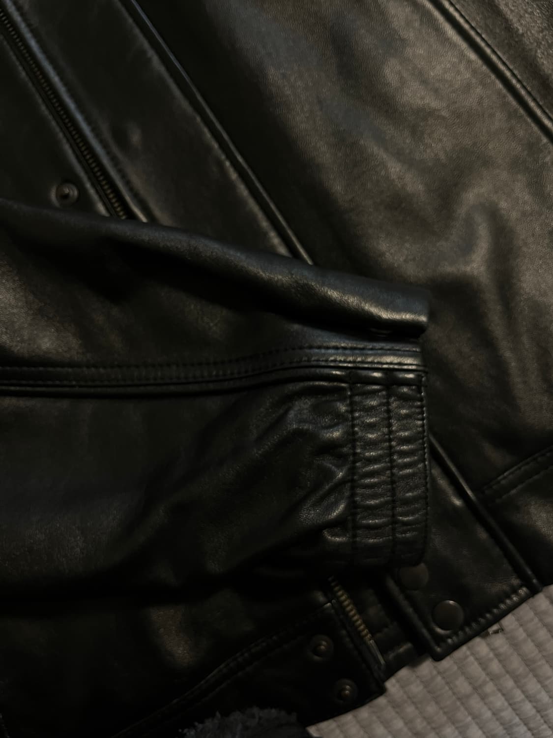 M) 유스 레더 봄버  상품이미지9