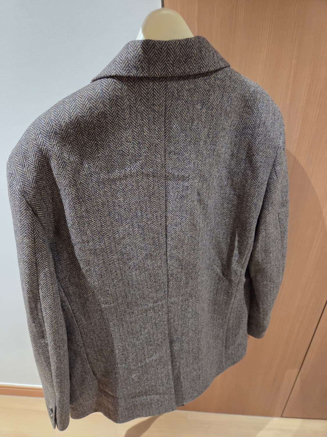 파사드패턴 헤링본 울 자켓 상품이미지5