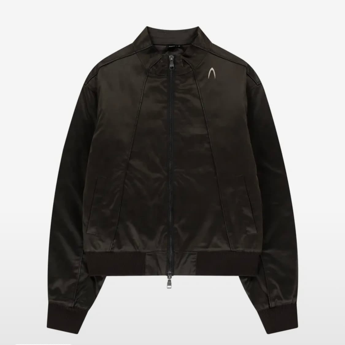 아캄 파이핑 레더 블루종 자켓 상품이미지1