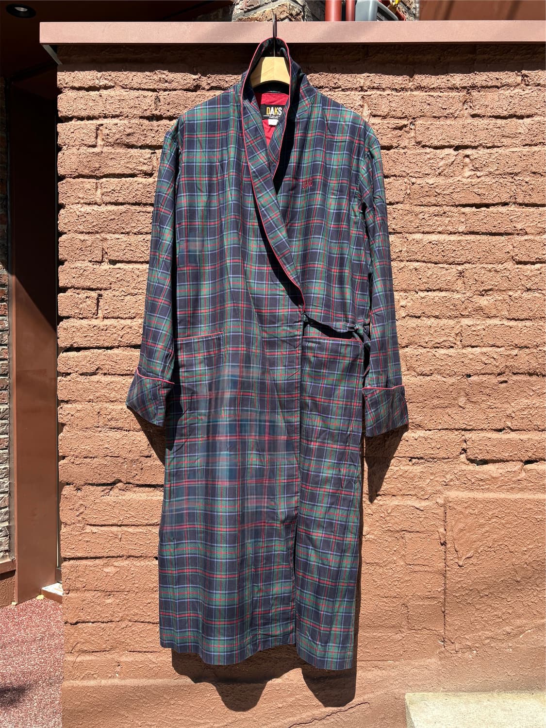 80’ DAKS check robe gown 상품이미지1