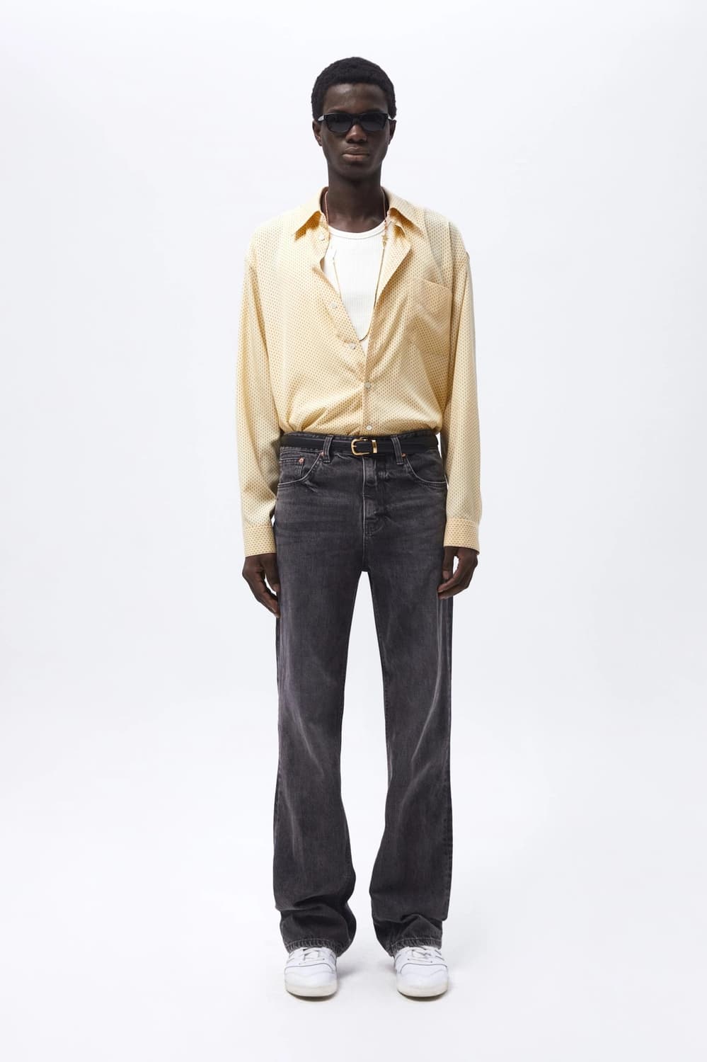 [2] 타일레 워시드 부츠컷 데님팬츠 올드 블랙 상품이미지1