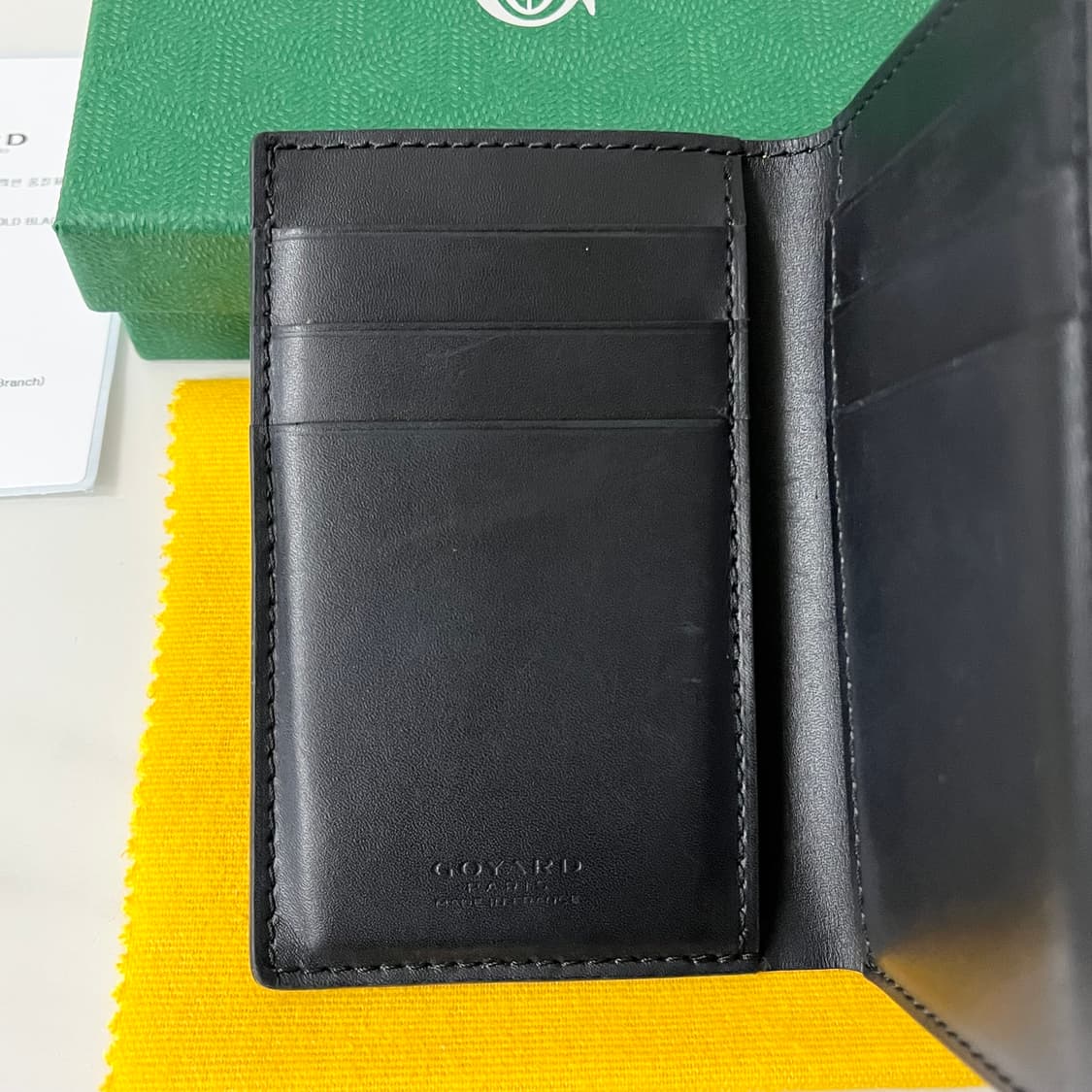 [A급/정품] 고야드 생피에르 블랙 카드지갑 반지갑 상품이미지3