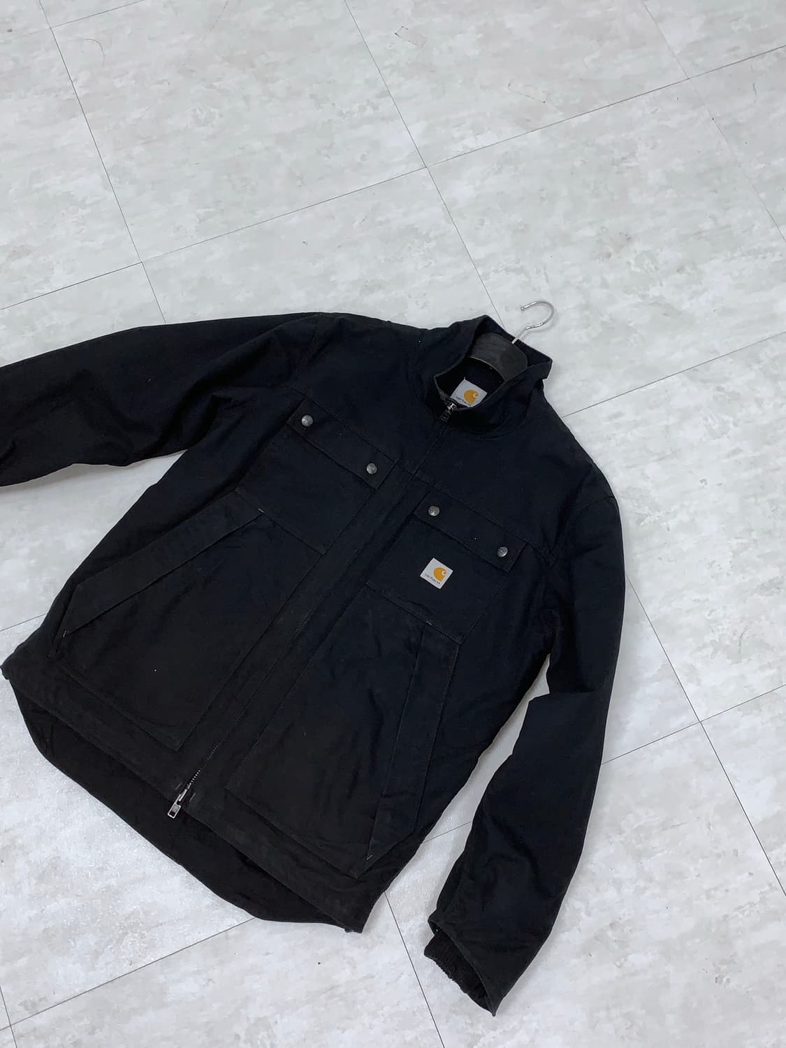 칼하트 블랙 워크 자켓 상품이미지1