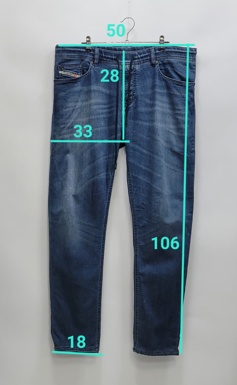 DIESEL 디젤 웨이키 조거진 청바지 / 남 34 (추천 34이상)
 상품이미지10