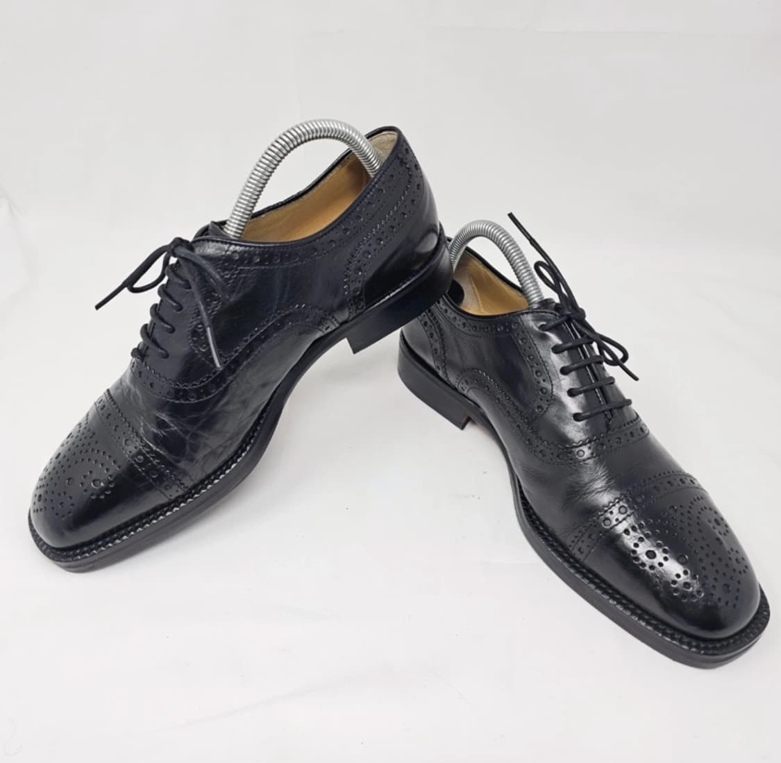 버버리 남성 수제 가죽 구두 40 (255mm) 상품이미지5