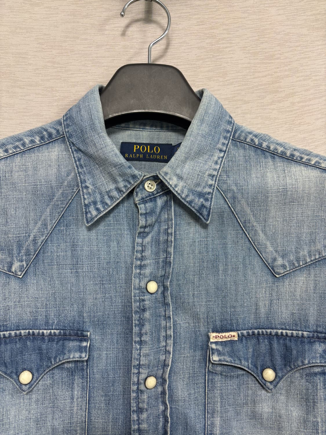 폴로 웨스턴 데님셔츠 상품이미지2