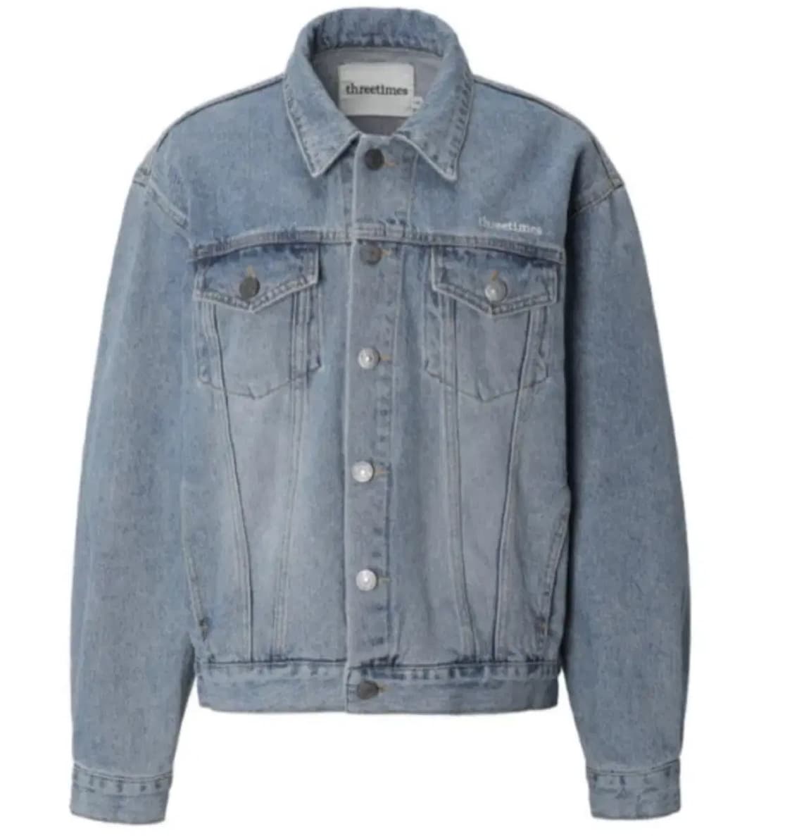 쓰리타임즈 Perky denim jacket 상품이미지1