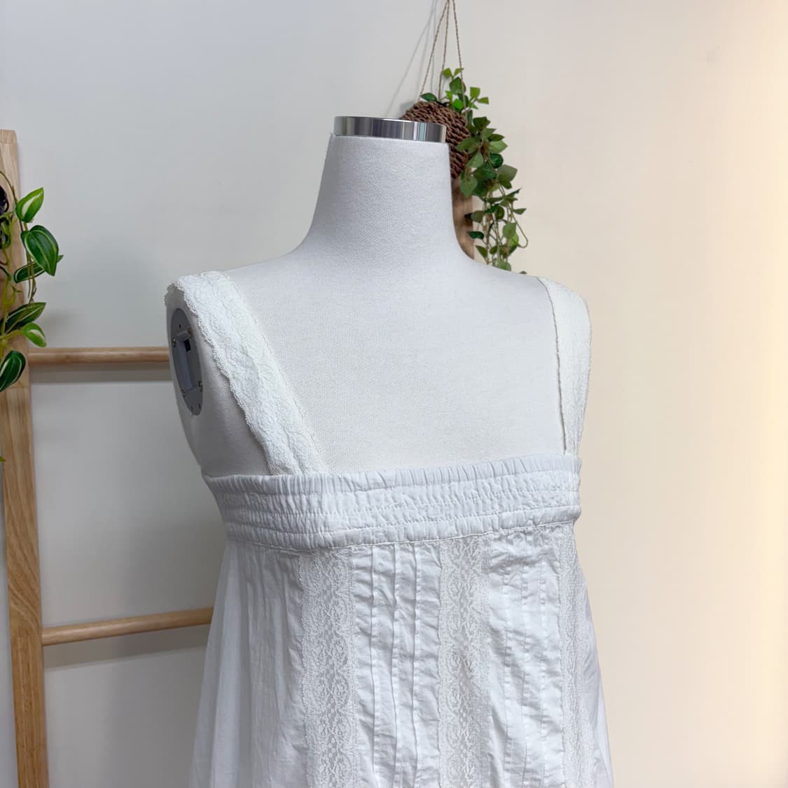 JPN/ 레이스 캉캉 화이트 스커트 모리걸치마 모리걸스커트 레이어드원피스 상품이미지4