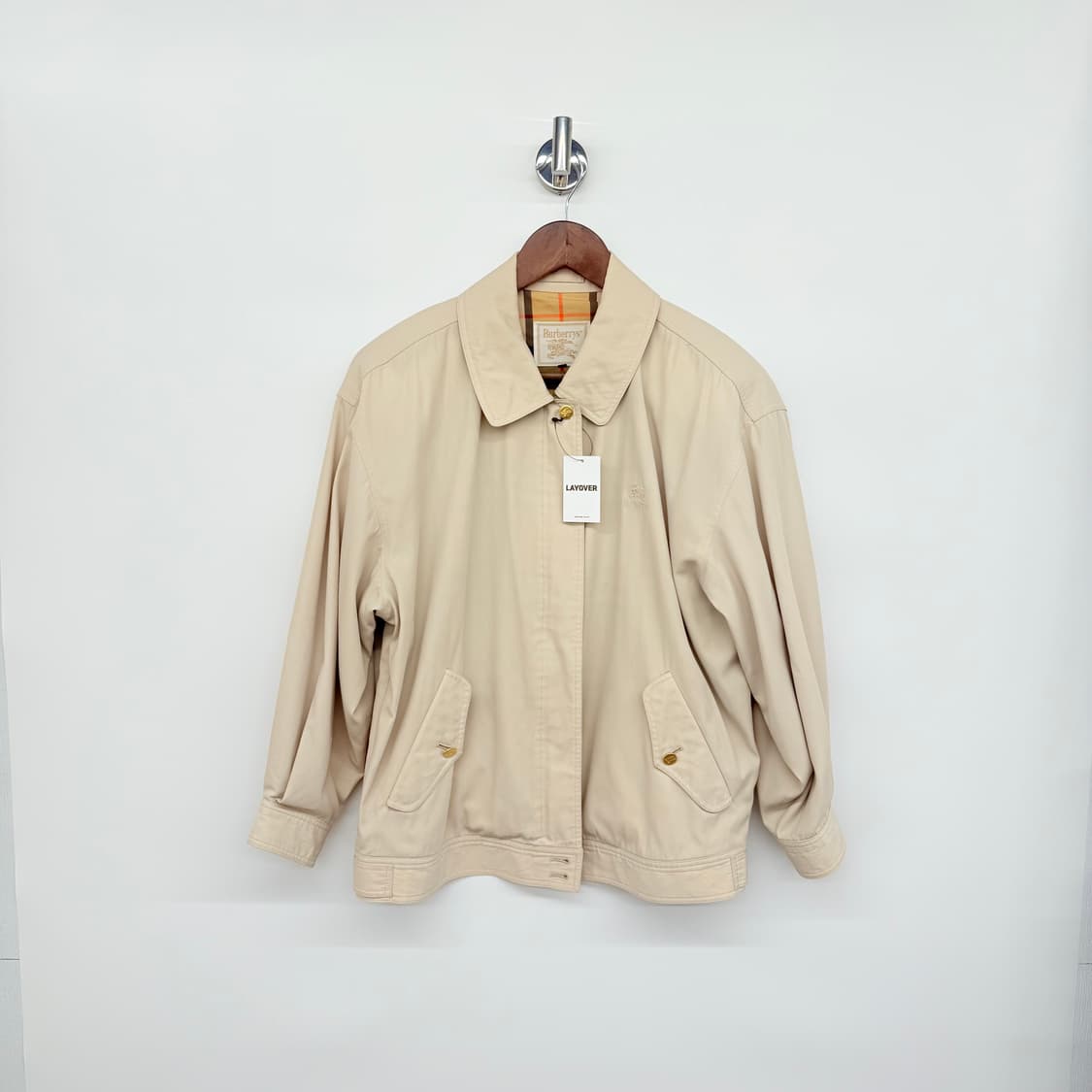 버버리 금장블루종점퍼 상품이미지2