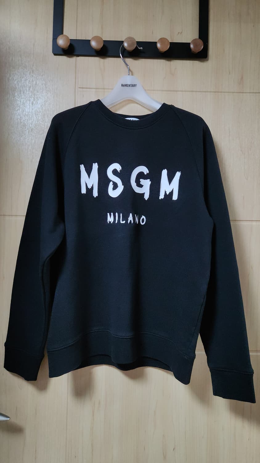MSGM  브러쉬드 로고 남여공용 맨투맨  L 상품이미지1