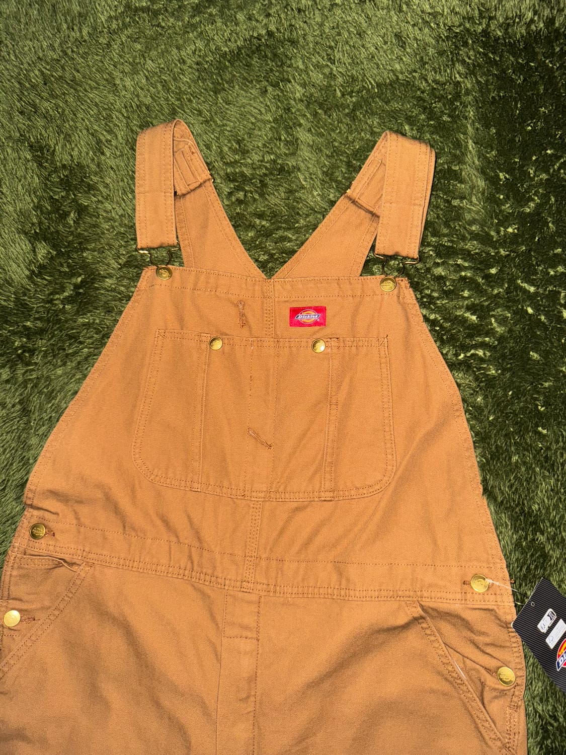 [36] 디키즈 덕 캔버스 헤비웨이트 오버롤 팬츠 브라운 상품이미지3