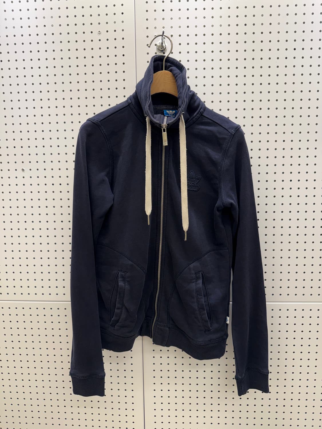 아디다스 오리지널 빅 트레포일 후드집업 네이비 U1037 상품이미지2