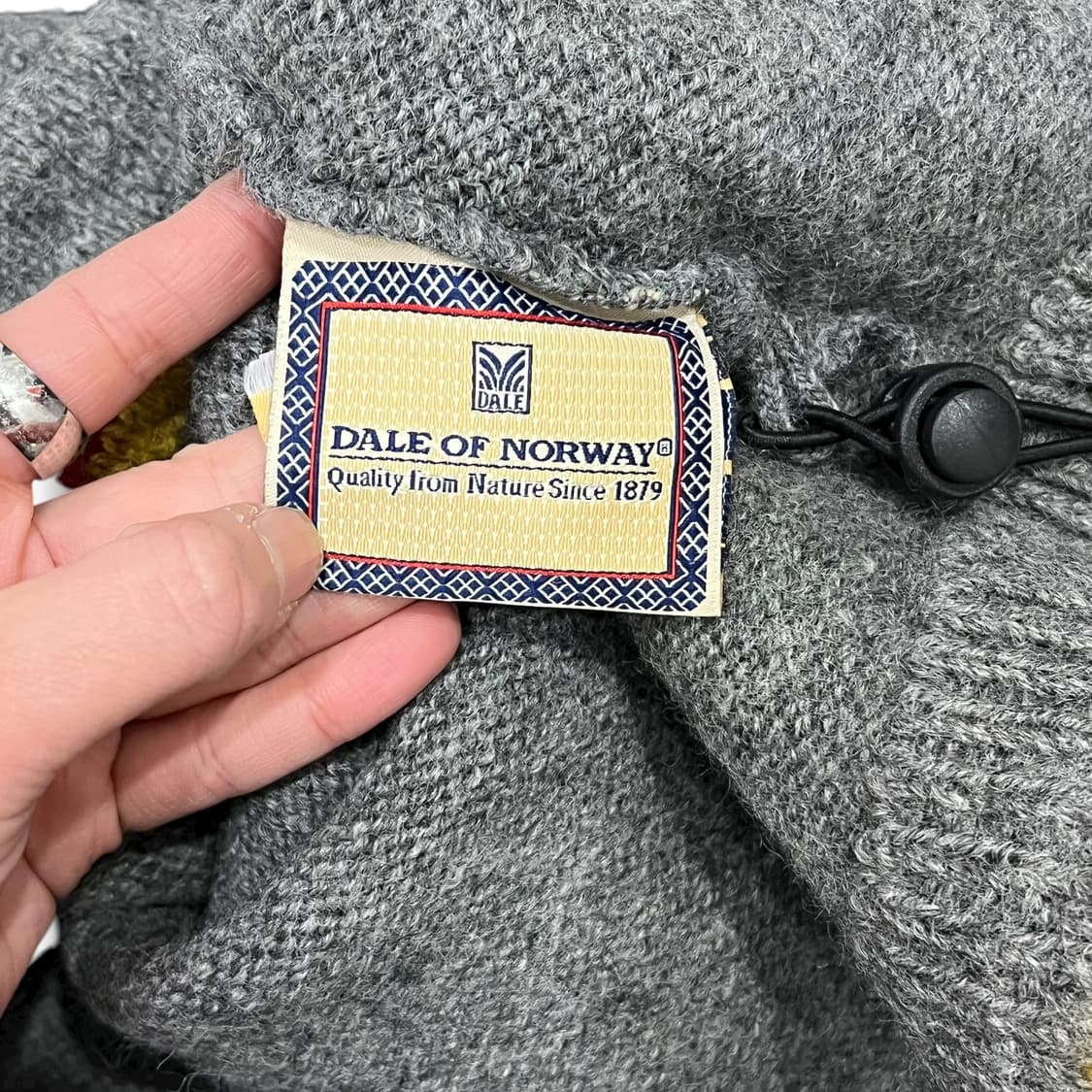 데일오브노르웨이 노르딕 반집업 니트 s08538 상품이미지7