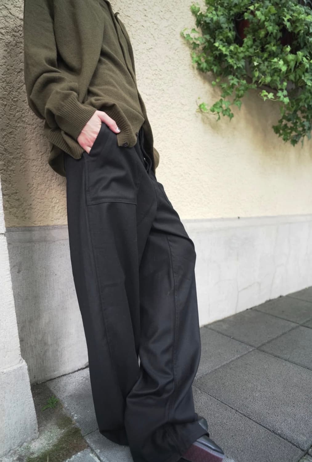 A.ta 울 퍼티그 팬츠 M 상품이미지1