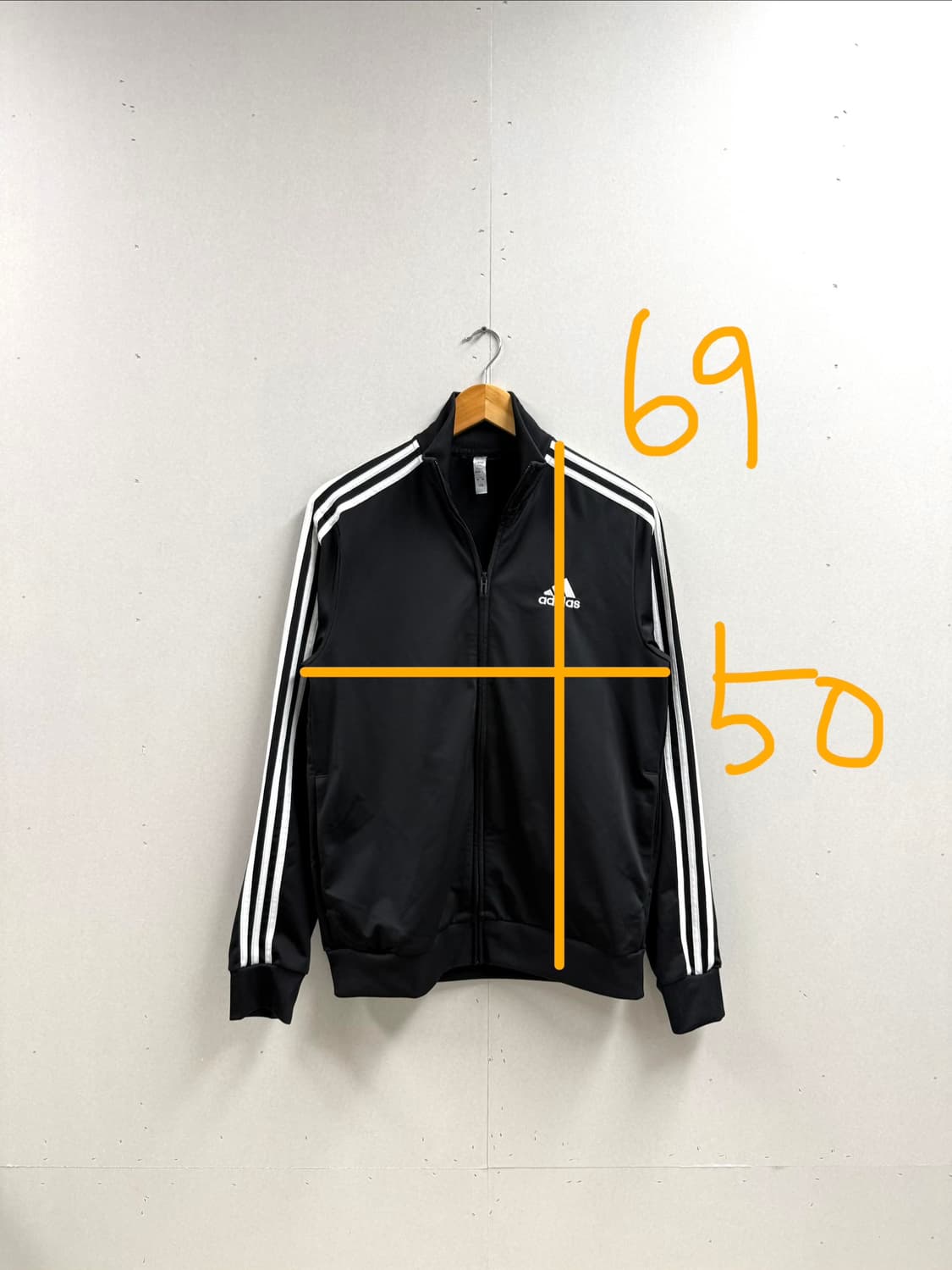 공용 L / 아디다스 져지 트랙탑 블랙 상품이미지2