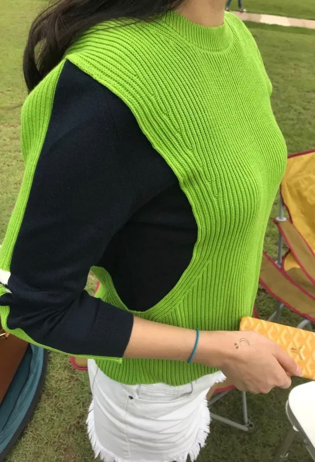 마르지엘라 코튼 크롭 니트 상품이미지6