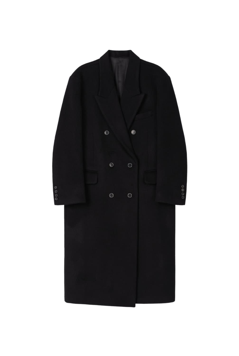 더오유 카리나 블랙 코트 상품이미지1