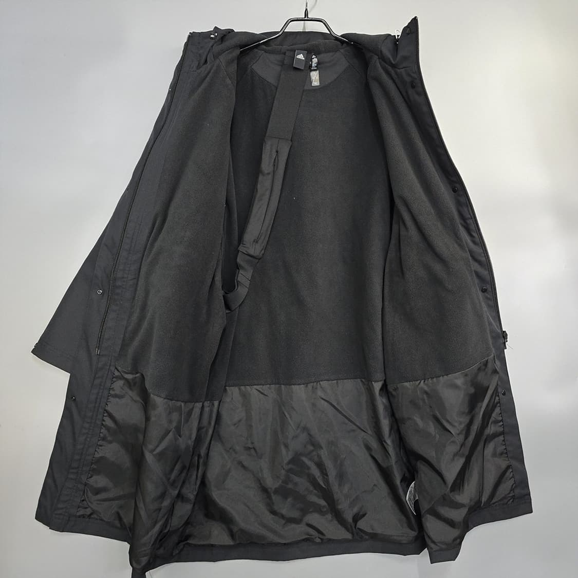 아디다스 우먼스 여성 테크 자켓 윈드러너 롱 바람막이 점퍼 블랙 L 상품이미지7