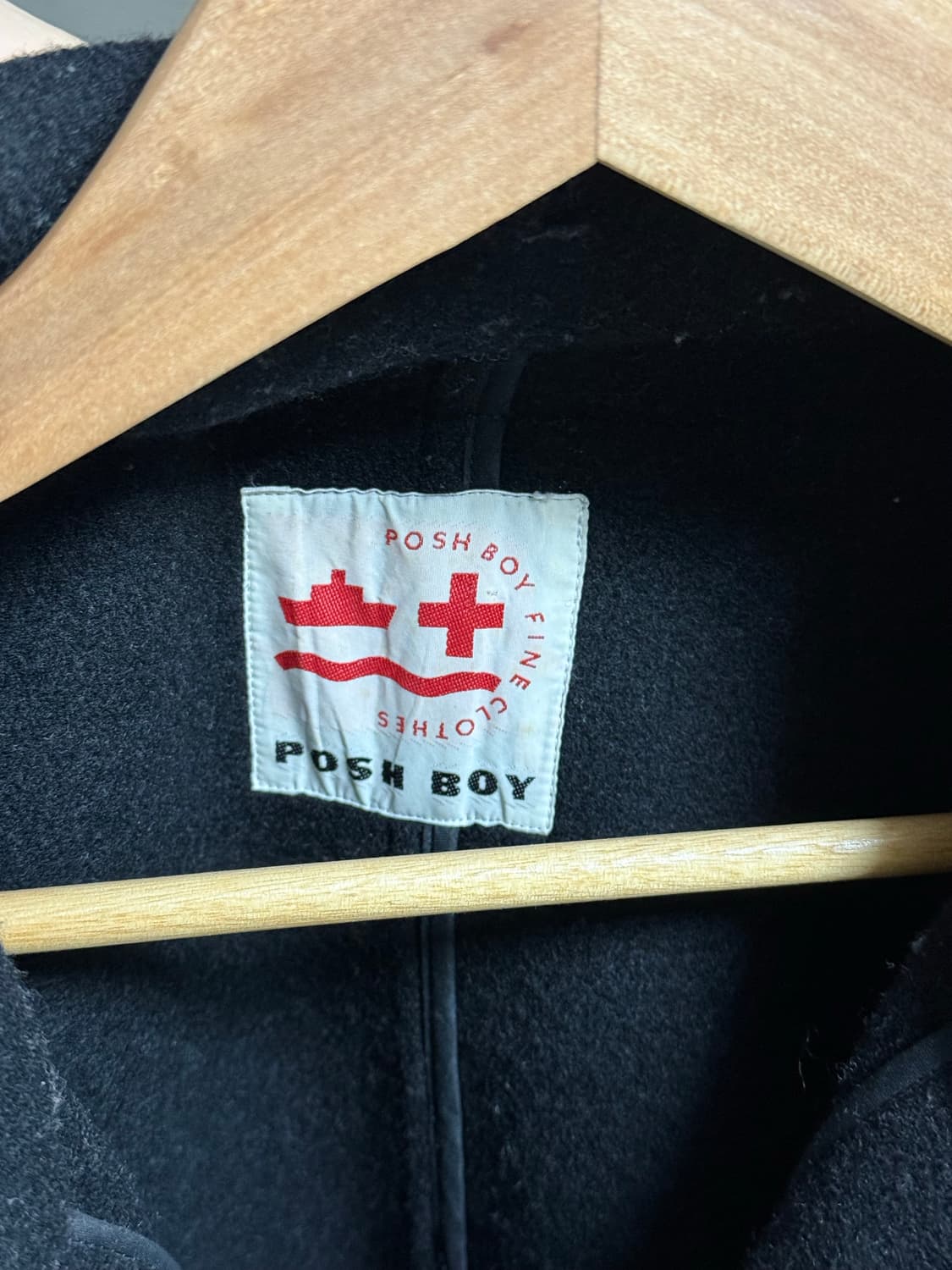 POSH BOY빈티지 블랙 떡볶이 코트 상품이미지3