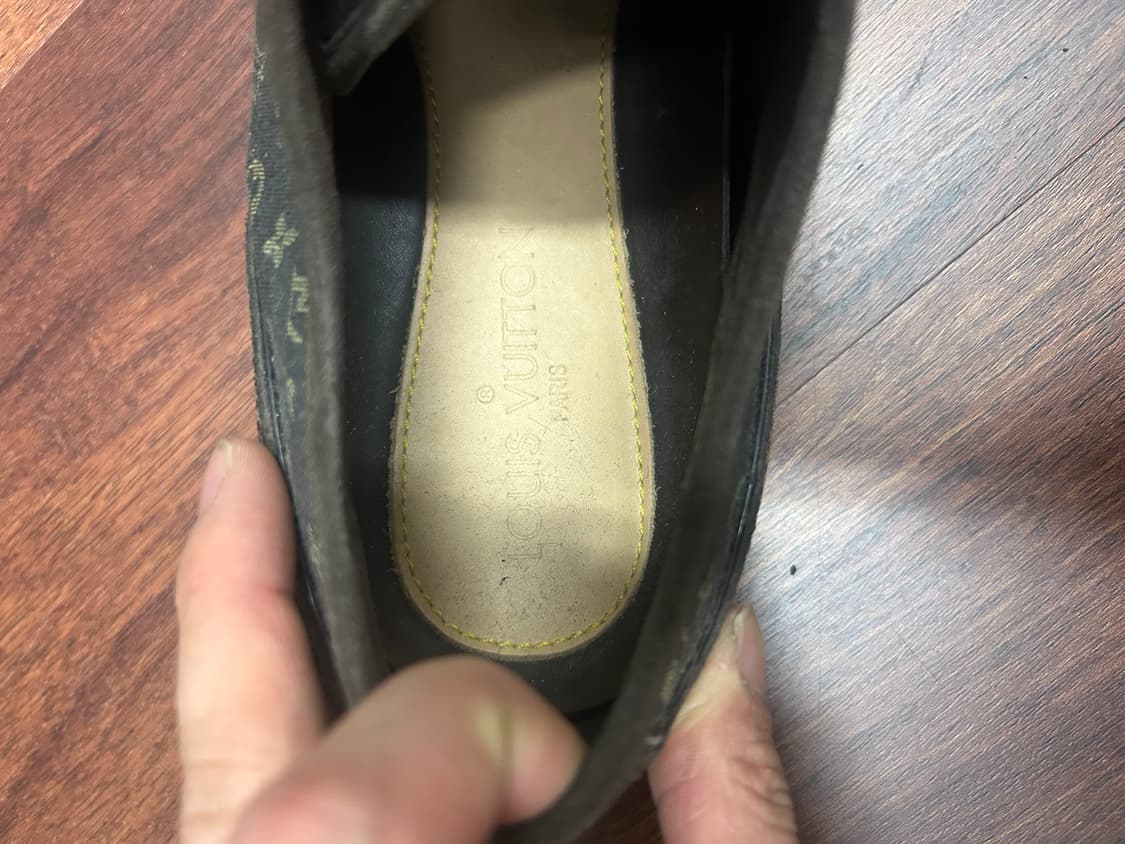 빈티지 루이비통 모노그램 스웨이드 빈티지 스니커즈 상품이미지6