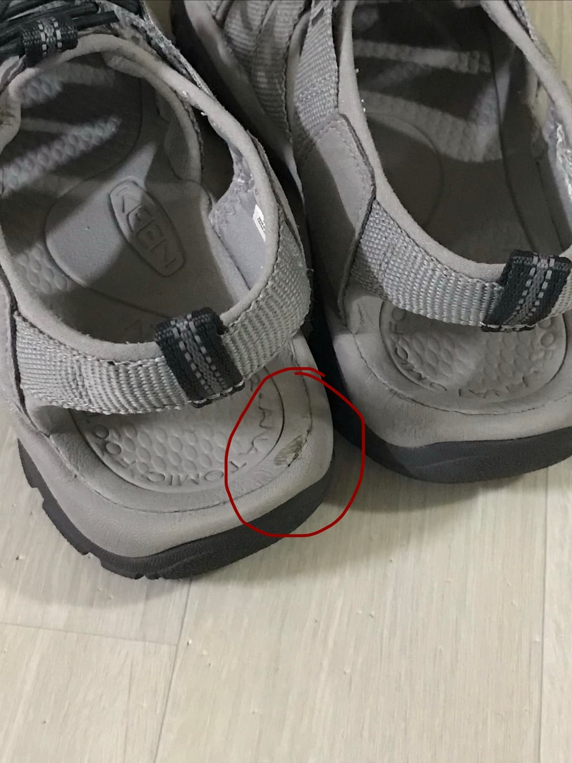Keen 뉴포트 그레이 스모크 블루 상품이미지3