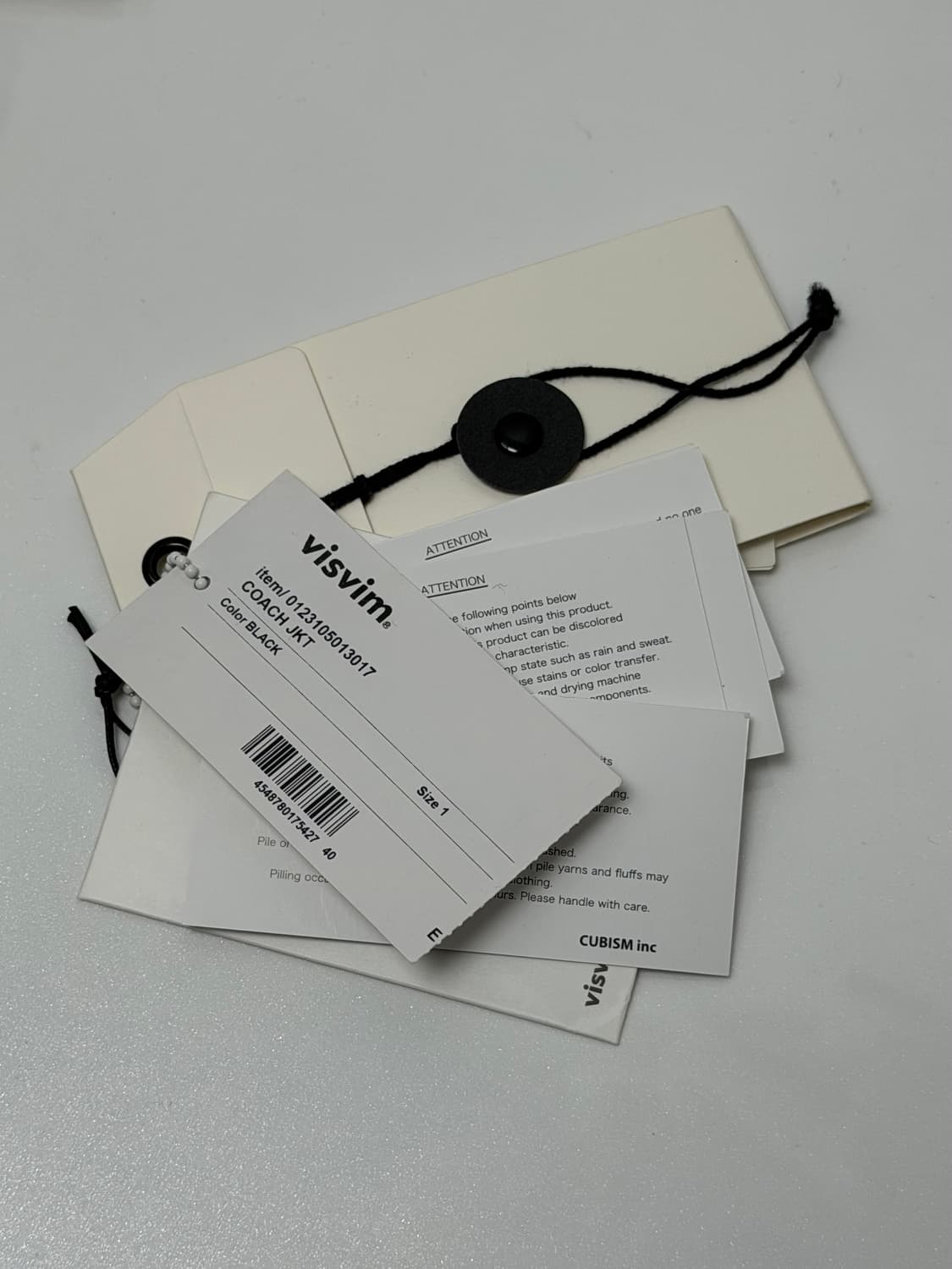 23SS 비즈빔 코치자켓 블랙 1사이즈 상품이미지5