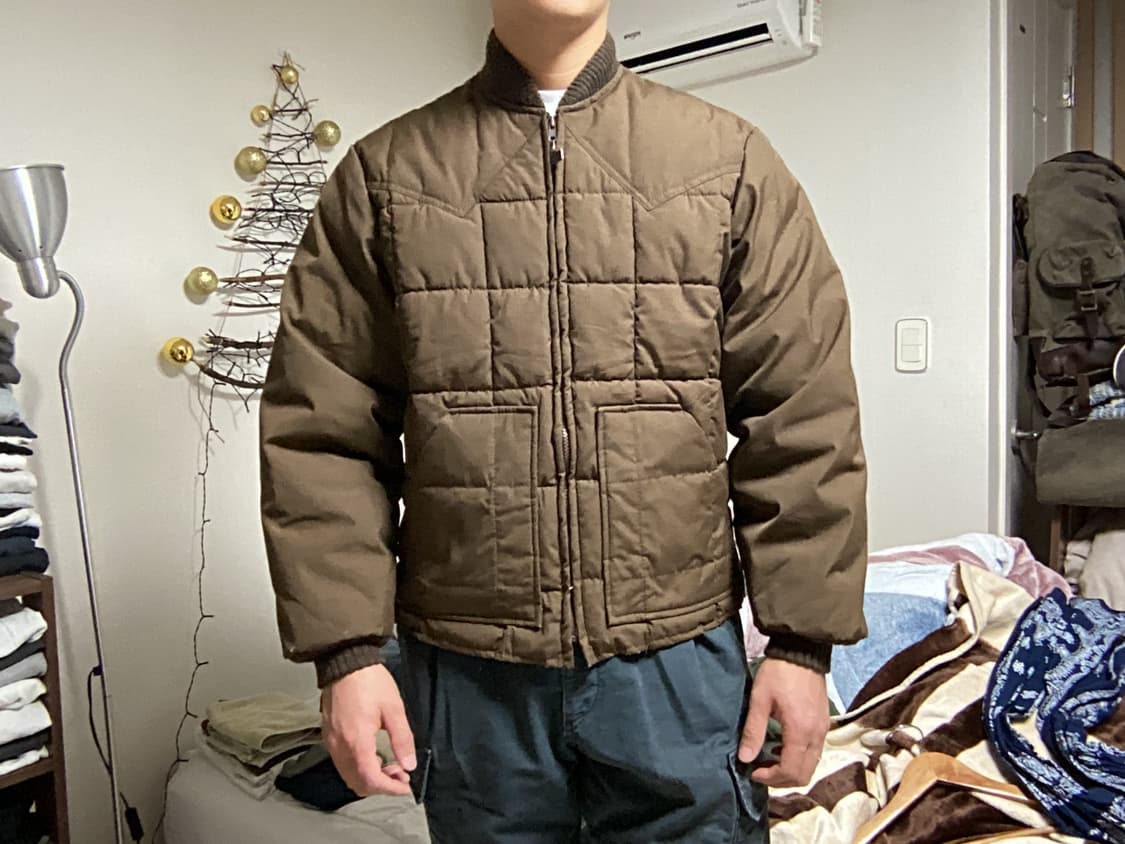 80s walls 빈티지코튼 웨스턴 푸퍼자켓 xl-xxl 상품이미지3