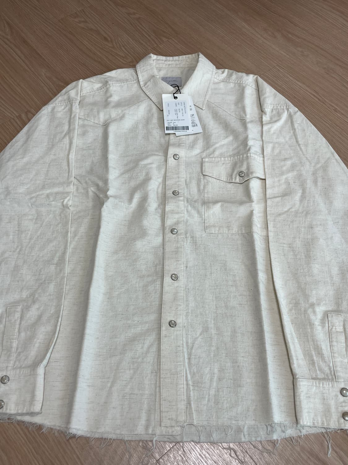 유스 웨스턴 커팅셔츠 M 상품이미지3