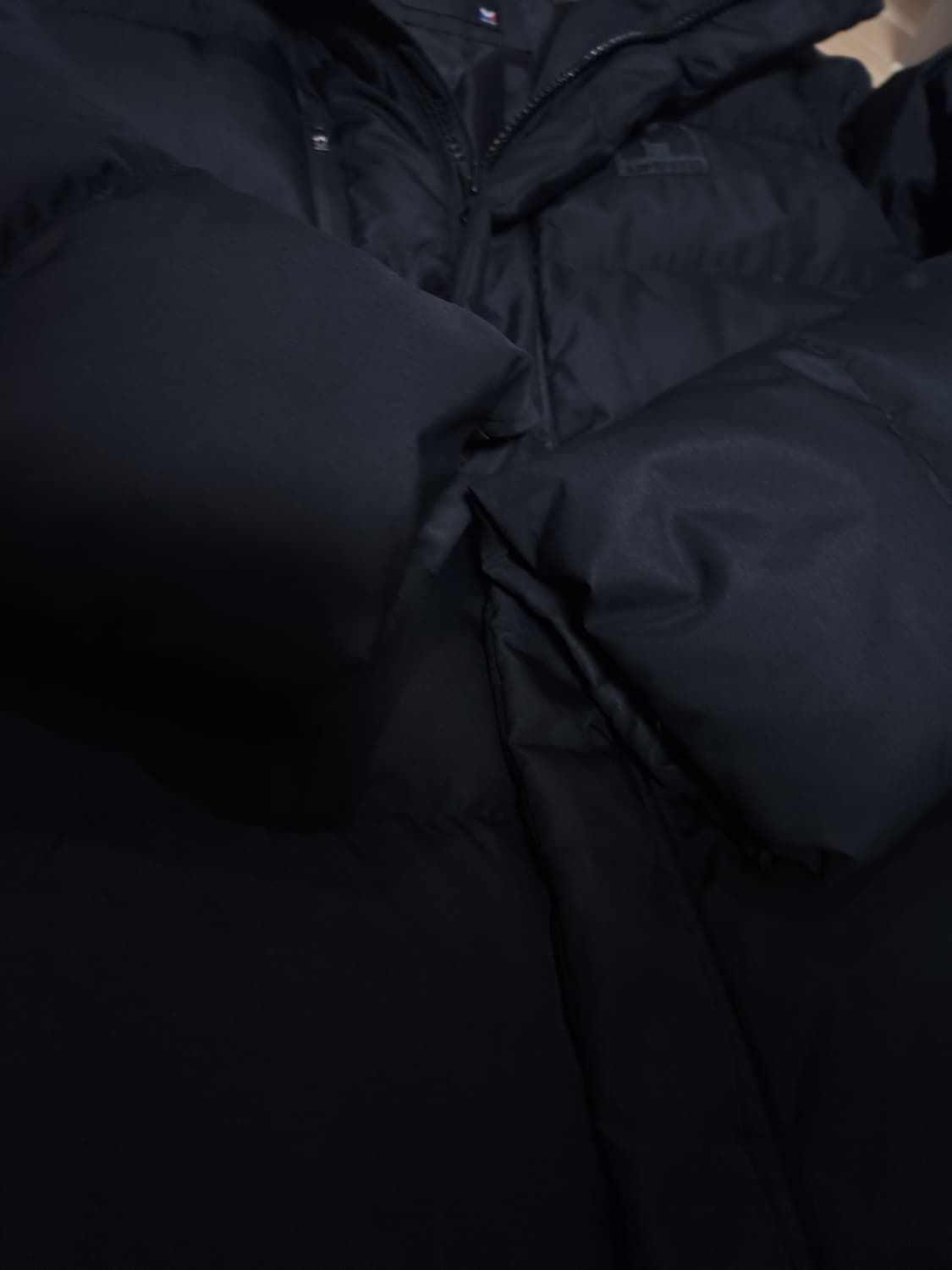 밀레 덕다운 롱패딩, S (85) 상품이미지5