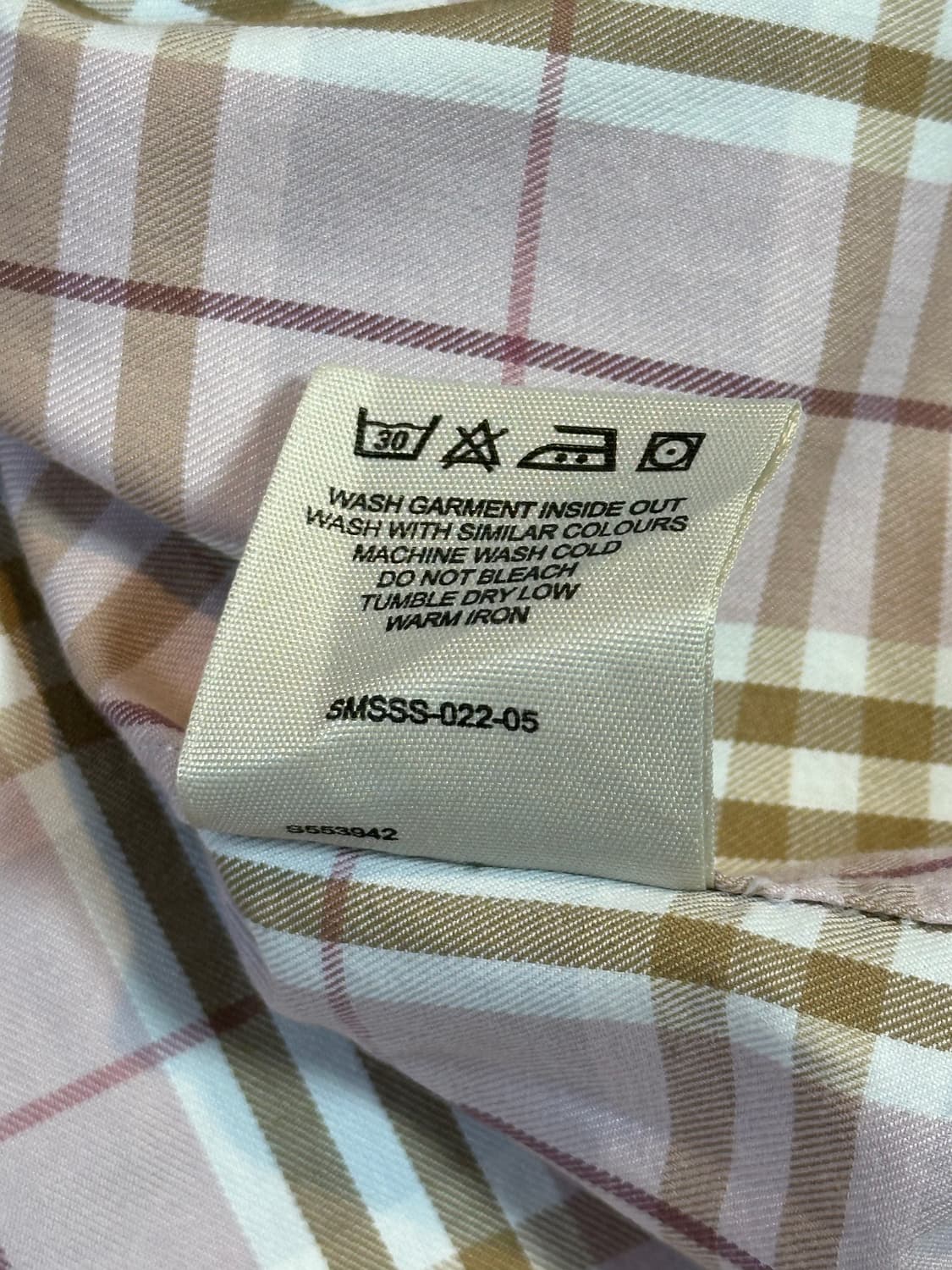 버버리 BURBERRY 포켓 노바체크 반팔셔츠 핑크 상품이미지8