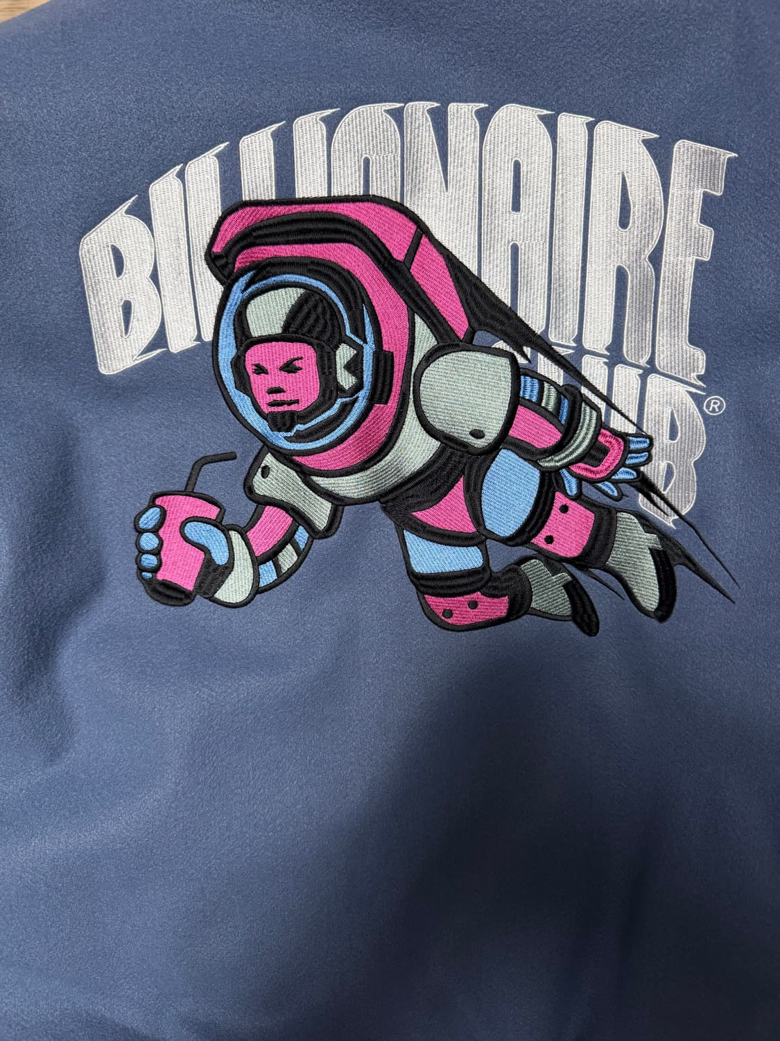 XL) 빌리어네어보이즈클럽 바시티자켓 블루 bbc자켓 상품이미지5