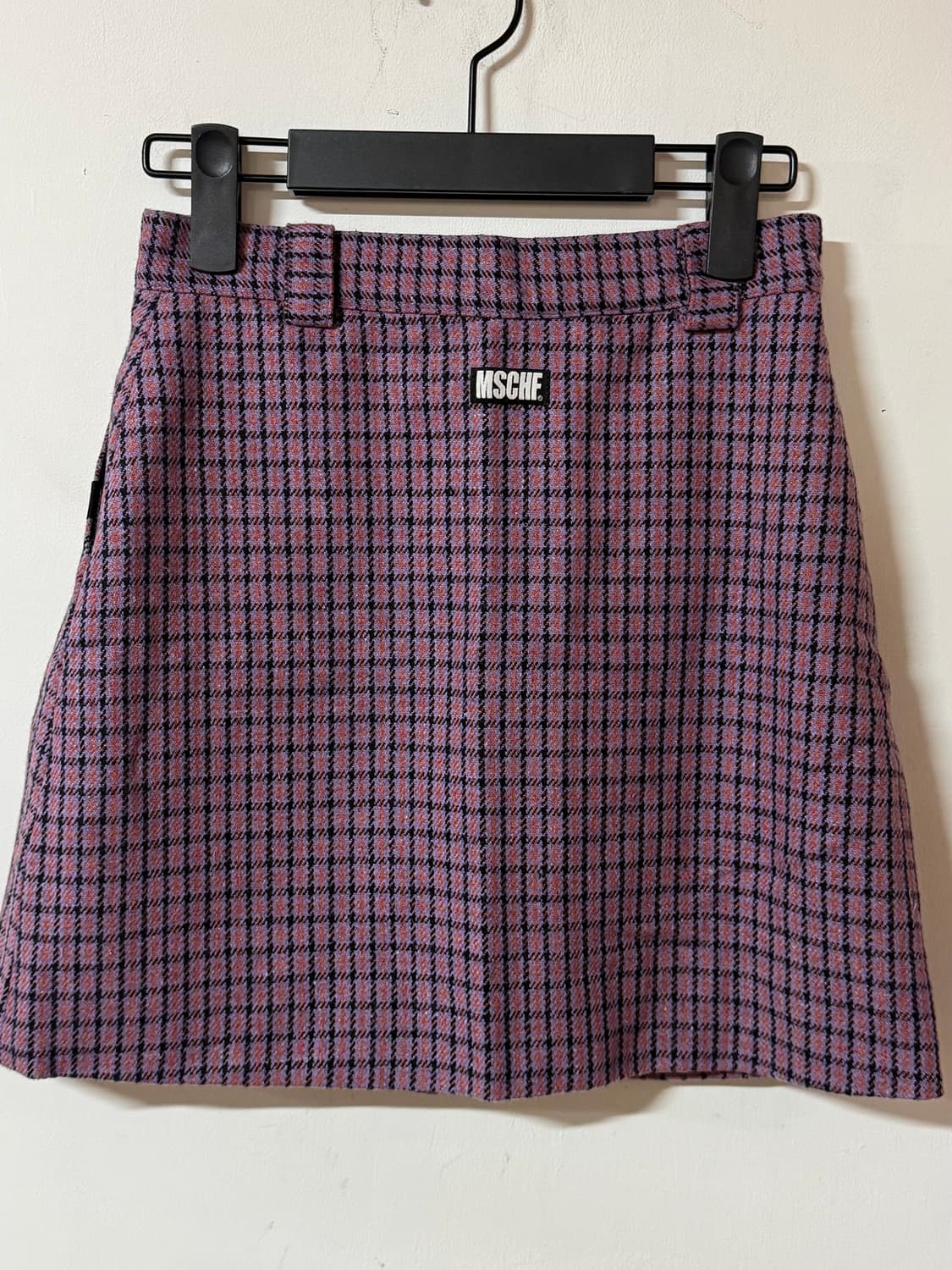 미스치프(MSCHF) 체크 미니 스커트 울 혼방 S 상품이미지2