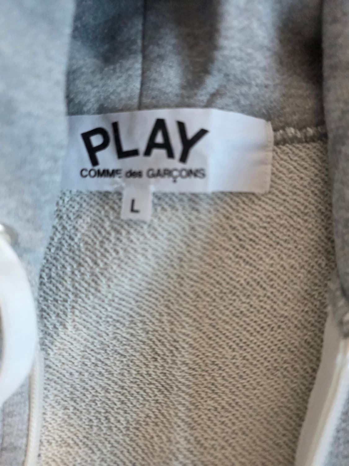 꼼데가르송 후드집업 L 상품이미지2