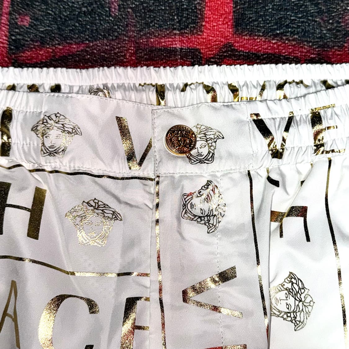 KITH x VERSACE 키스 베르사체 모노그램 나일론 트랙 팬츠 상품이미지7