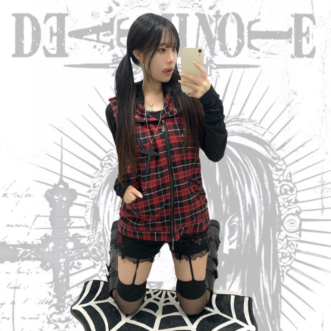 [IN THE ATTIC] 인 더 애틱 미사깔 후드 베스트 상품이미지1