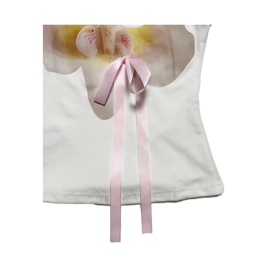 새상품 여자 플라워 리본 반팔티 상품이미지2