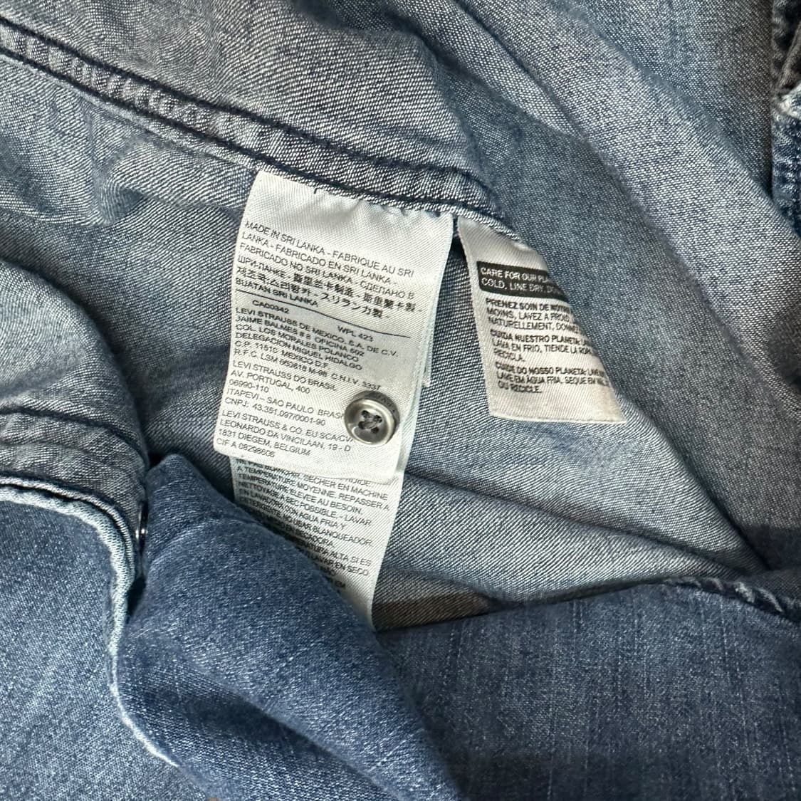 리바이스 웨스턴 데님 셔츠 상품이미지6