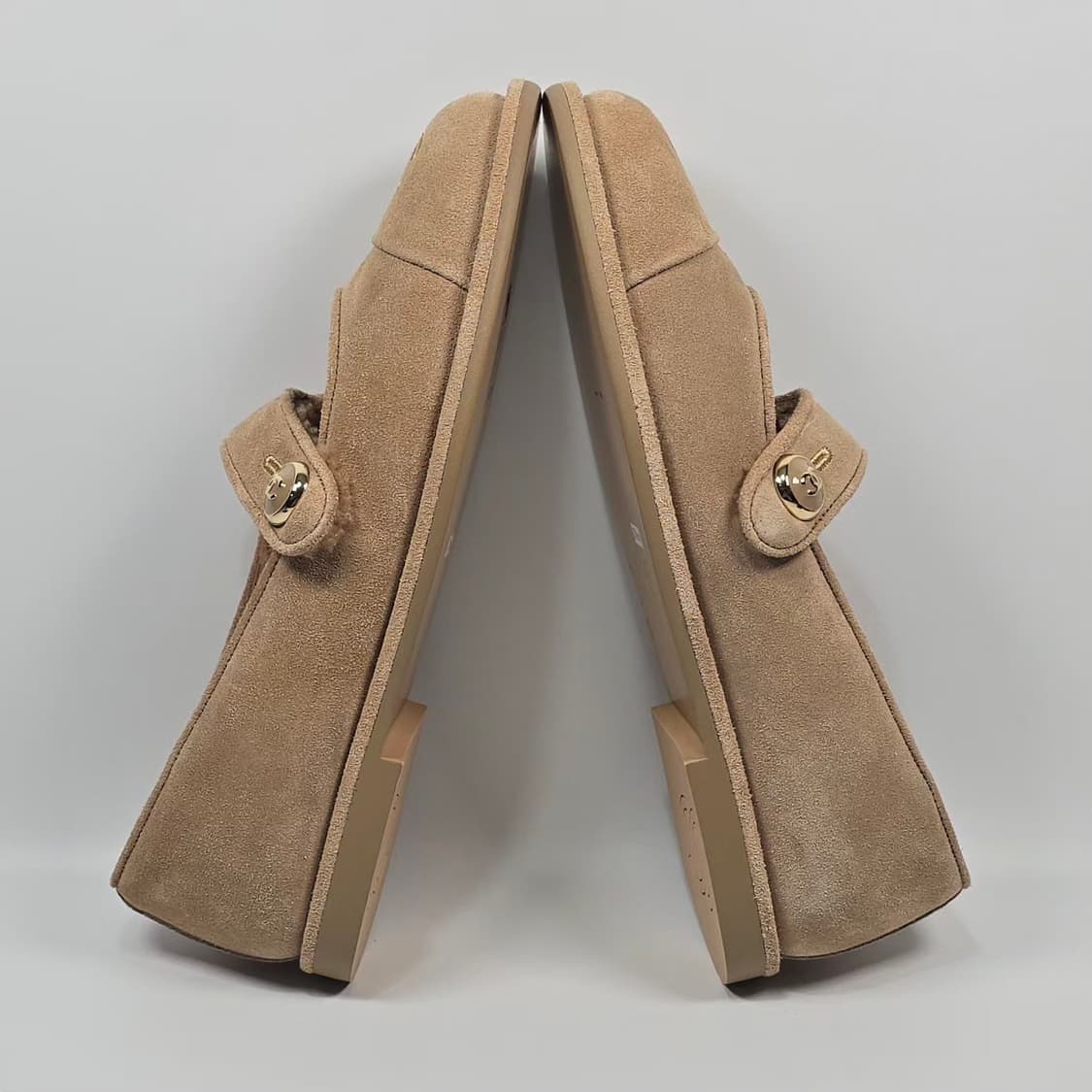 샤넬 스웨이드 시어링 메인젤리 플랫 슈즈 ( 230 ) 상품이미지4