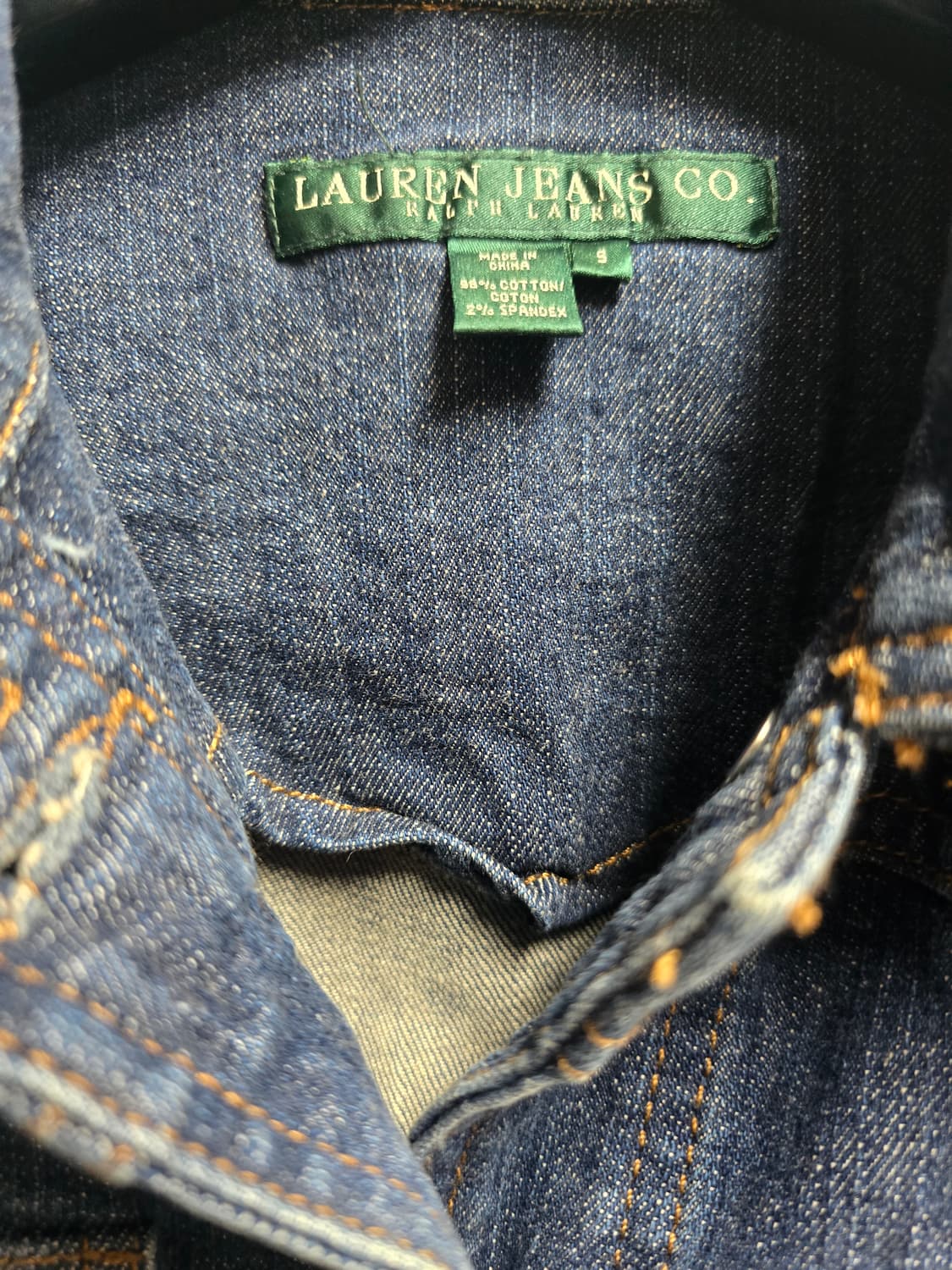 랄프로렌 웨스턴 데님 숏 자켓 S 상품이미지2