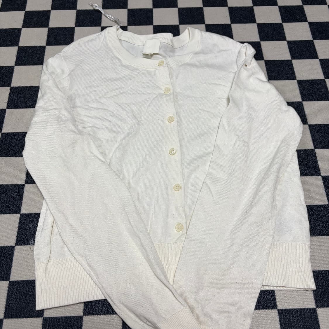 H&M 아이보리 가디건 M 상품이미지1