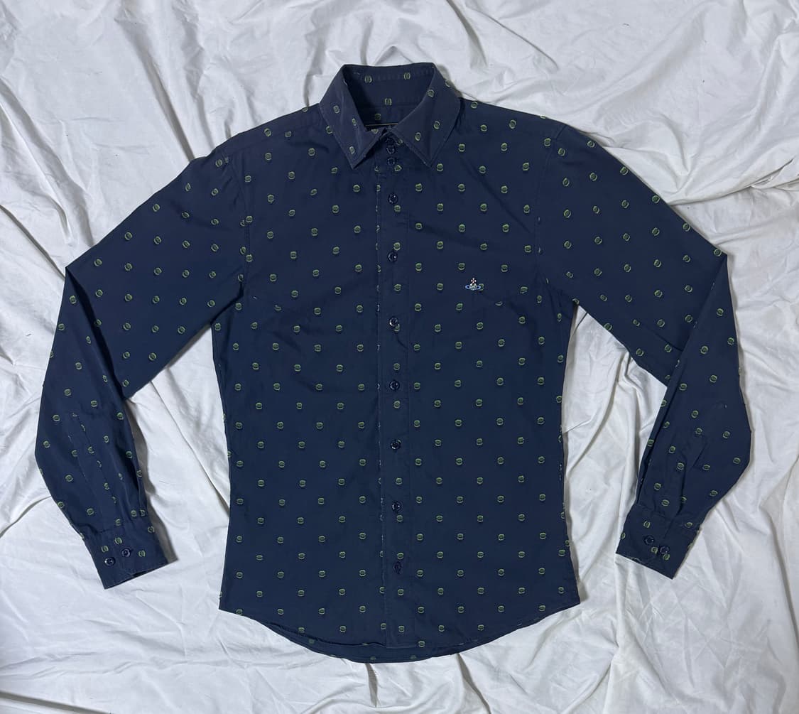 13fw 비비안 웨스트우드 맨 버튼 다운 셔츠 상품이미지2