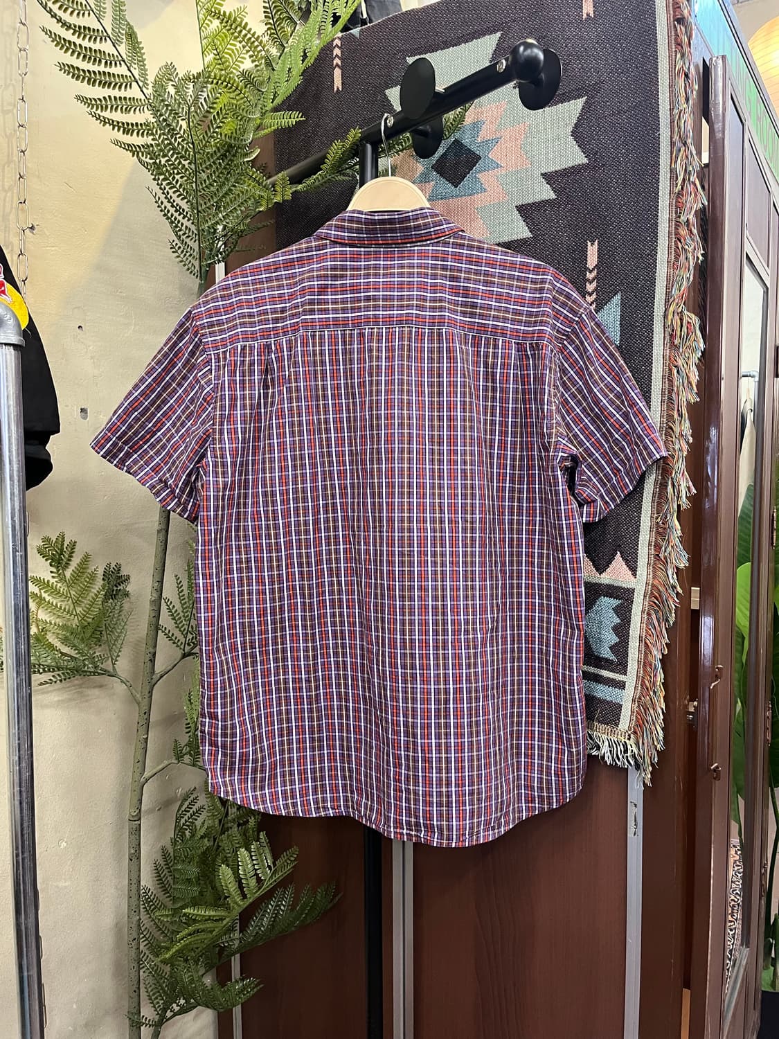 오베이 반팔 체크 셔츠 #csz690 상품이미지2