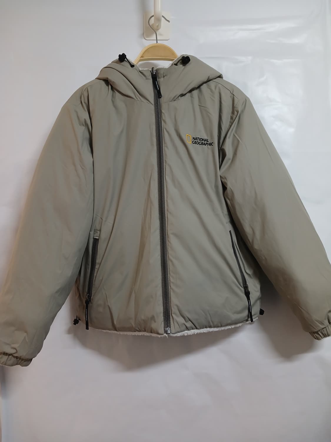 (S,90)내셔널지오그래픽 리버시블 후디 점퍼 N214UDW050 상품이미지5