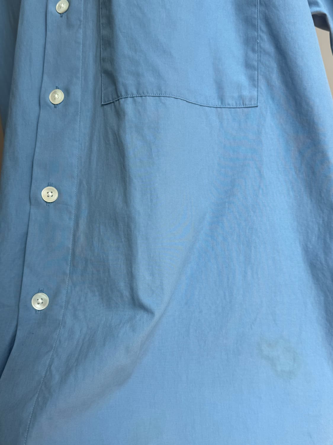 [4] Auralee Washed Finx Twill Shirt 상품이미지3