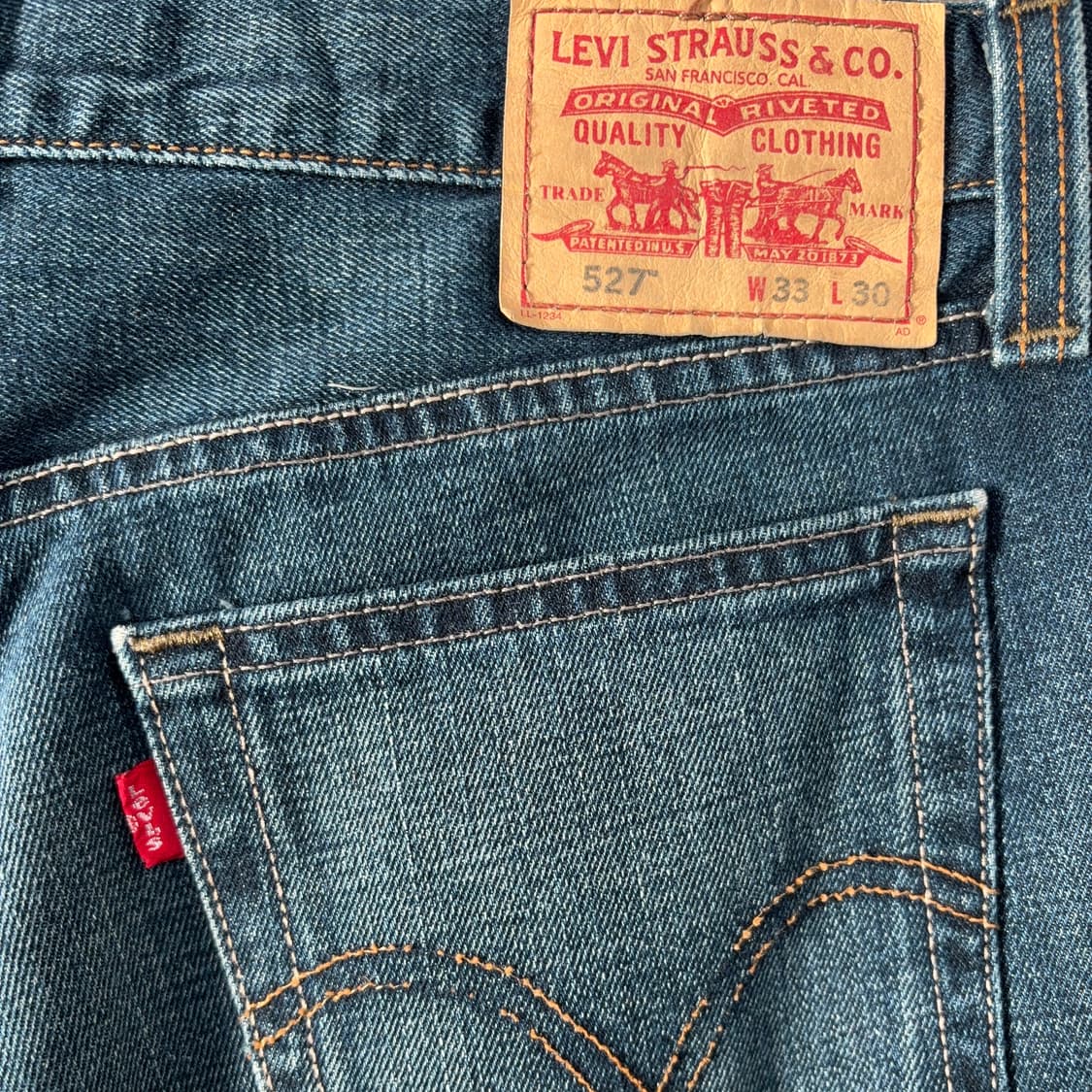 00s 리바이스 Levi’s 527 로우 부츠컷 데님 팬츠 상품이미지9
