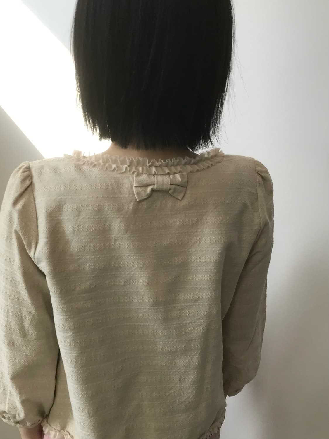 빈티지 리본 코튼 자켓 상품이미지1
