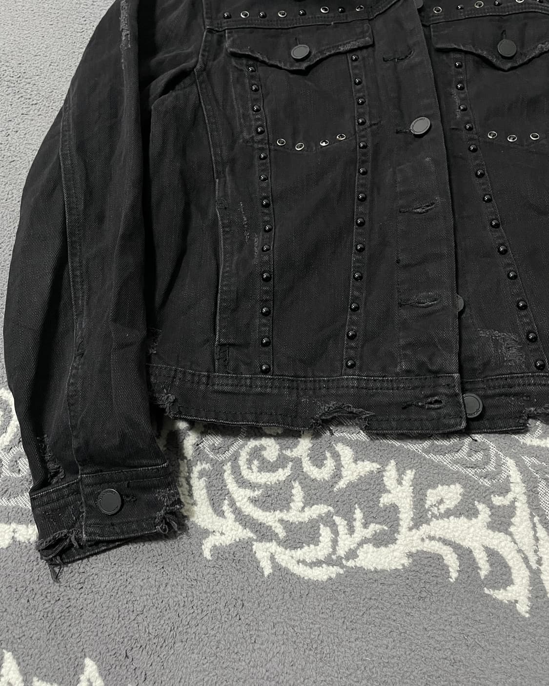 Blank NYC 스터드 디스트레스트 데님 자켓 상품이미지7